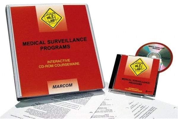 Marcom - Medical Surveillance Programs, Multimedia Training Kit - 45 min Run Time CD-ROM, English & Spanish - USA Tool & Supply