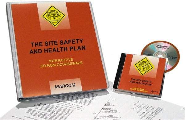 Marcom - The Site Safety & Health Plan, Multimedia Training Kit - 45 min Run Time CD-ROM, English & Spanish - USA Tool & Supply