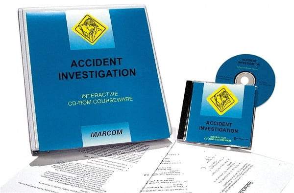 Marcom - Accident Investigation, Multimedia Training Kit - CD-ROM, English - USA Tool & Supply