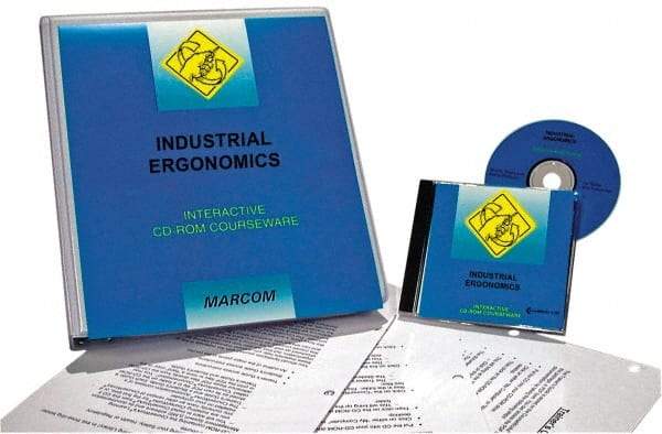 Marcom - Industrial Ergonomics, Multimedia Training Kit - 45 min Run Time CD-ROM, English & Spanish - USA Tool & Supply