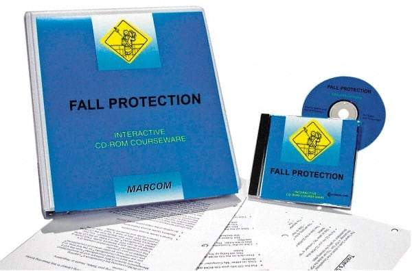 Marcom - Fall Protection, Multimedia Training Kit - 45 min Run Time CD-ROM, English & Spanish - USA Tool & Supply