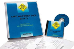 Marcom - Hand and Power Tool Safety, Multimedia Training Kit - 45 min Run Time CD-ROM, English & Spanish - USA Tool & Supply