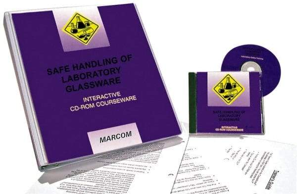 Marcom - Safe Handling of Laboratory Glassware, Multimedia Training Kit - 45 min Run Time CD-ROM, English & Spanish - USA Tool & Supply