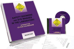 Marcom - Safety Showers and Eye Washes in the Laboratory, Multimedia Training Kit - 45 min Run Time CD-ROM, English & Spanish - USA Tool & Supply