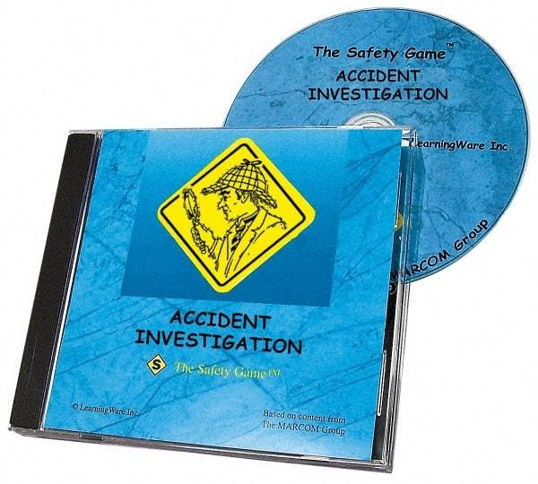 Marcom - Accident Investigation, Multimedia Training Kit - Computer Game, English - USA Tool & Supply