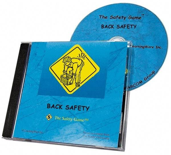 Marcom - Back Safety, Multimedia Training Kit - Computer Game, English - USA Tool & Supply