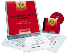 Marcom - Personal Protective Equipment, Multimedia Training Kit - 45 min Run Time CD-ROM, English & Spanish - USA Tool & Supply