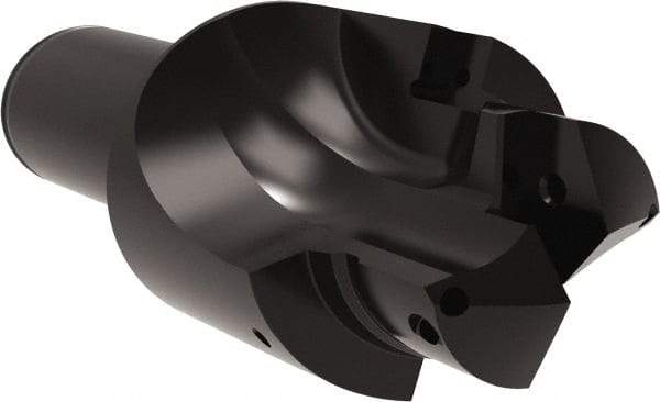 Allied Machine and Engineering - ISO 11926-1, MS 16142, SAE J1926-1 Standard, 1-7/8-12, 24 Tube Dash Number, 15° Porting Angle, 1.791" Pilot Diam, 1-1/2" Shank Diam, Indexable Spade Blade Insert Porting Tool - 2 Porting Inserts, 6" Overall Length - USA Tool & Supply