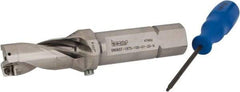 Iscar - 1.88" Max Drill Depth, 2xD, 15/16" Diam, Indexable Insert Drill - 1" Shank Diam, Straight Shank - USA Tool & Supply