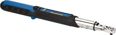 CDI - 1/4" Drive Electronic Digital Torque Wrench - 2 Ft/Lb to 20 Ft/Lb Torque, 15" OAL, 0.1 N/m Graduation, Teardrop Flex Head - USA Tool & Supply