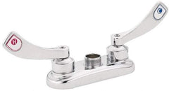 Moen - Wrist Blade Handle, Commercial Bathroom Faucet - Two Handle, No Drain, No Spout - USA Tool & Supply