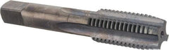 OSG - 3/4-10 UNC 4 Flute Oxide Finish High Speed Steel Straight Flute Standard Hand Tap - Plug, Right Hand Thread, 4-1/4" OAL, 2" Thread Length, H3 Limit, Oversize - Exact Industrial Supply