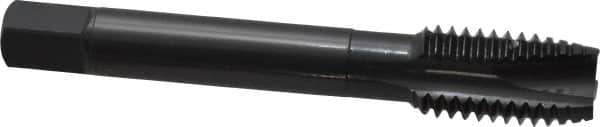 OSG - 9/16-12 UNC, 3 Flute, Oxide Finish, Vanadium High Speed Steel Spiral Point Tap - Plug Chamfer, Right Hand Thread, 3-19/32" OAL, 1-21/32" Thread Length, 0.429" Shank Diam, Series 280 - Exact Industrial Supply