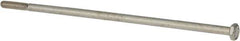 Made in USA - 1/4-20 UNC, 8" Length Under Head Hex Head Cap Screw - Partially Threaded, Grade 5 Steel, Zinc-Plated Finish, 7/16" Hex - USA Tool & Supply