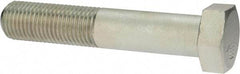 Value Collection - 1-1/2 - 6 UNC, 8" Length Under Head Hex Head Cap Screw - Partially Threaded, Grade 5 Steel, Zinc-Plated Finish, 2-1/4" Hex - USA Tool & Supply