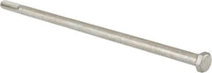 Value Collection - 3/8-16 UNC, 10" Length Under Head Hex Head Cap Screw - Partially Threaded, Grade 5 Steel, Zinc-Plated Finish, 9/16" Hex - USA Tool & Supply