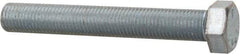Made in USA - 7/16-20 UNF, 3" Length Under Head Hex Head Cap Screw - Fully Threaded, Grade 5 Steel, Zinc-Plated Finish, 5/8" Hex - USA Tool & Supply