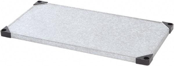 Quantum Storage - 1 Shelf Wire Shelving Unit - 24" Wide x 18" Deep x 2" High, - USA Tool & Supply