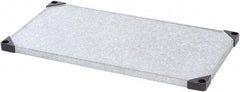 Quantum Storage - 1 Shelf Wire Shelving Unit - 24" Wide x 18" Deep x 2" High, - USA Tool & Supply