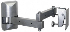 Video Mount - Steel, Flat Panel Arm Mount For 10 to 23 Inch LCD Monitor - Silver, 25 Lbs. Load Capacity, 30° Max Tilt Angle, Wall Mount Rotating and Tilting - USA Tool & Supply