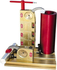 Mitee-Bite - 59 Lb-Ft Holding Capacity, 5-1/2" Max Opening Capacity, 3,500 Lb Clamping Pressure, Manual Hold Down Clamp - 2-3/8" Arm Length, 4-1/4" Clamp Length, 1-9/16" Clamp Width, 3-1/2" Clamp Height, T-Slot Mount, Steel - USA Tool & Supply