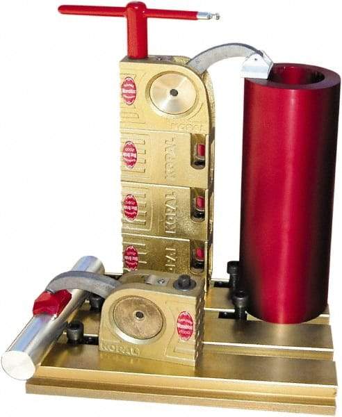 Mitee-Bite - 59 Lb-Ft Holding Capacity, 5-1/2" Max Opening Capacity, 3,500 Lb Clamping Pressure, Manual Hold Down Clamp - 2-3/8" Arm Length, 4-1/4" Clamp Length, 1-9/16" Clamp Width, 3-1/2" Clamp Height, T-Slot Mount, Steel - USA Tool & Supply