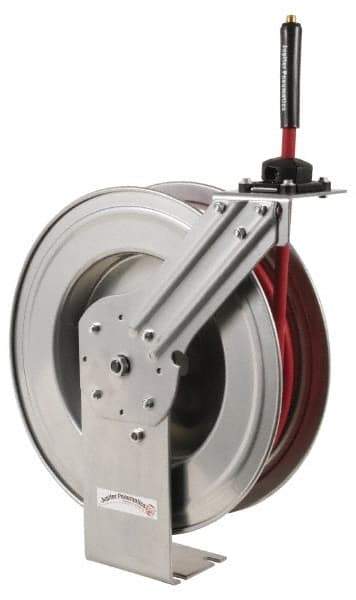 PRO-SOURCE - 20' Spring Retractable Hose Reel - 300 psi, Hose Included - USA Tool & Supply