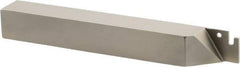 Iscar - External Thread, 0.69" Max Depth of Cut, 0.071" Min Groove Width, 4-1/2" OAL, Right Hand Indexable Grooving Cutoff Toolholder - 3/4" Shank Height x 3/4" Shank Width, TAG Insert Style, TGT Toolholder Style, Series Tang-GripIQ - USA Tool & Supply