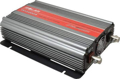 Value Collection - 3 Connection, 12 VDC Input, 110 VAC Output, 3,000 Peak Wattage, Power Inverter - 1,500 Watt Continuous Output Power - USA Tool & Supply