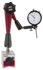 SPI - 0.001" Graduation, 0-100 Dial Reading, Dial Indicator & Base Kit - 2-1/4" Base Length x 2" Base Width x 2-1/8" Base Height, 2" Dial Diam - USA Tool & Supply