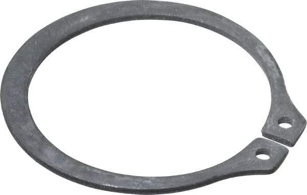 Value Collection - 1.232" Groove Diam, 1-5/16" Shaft Diam, Phosphate Spring Steel, Snap External Retaining Rings - 0.056" Groove Width, 0.05" Ring Thickness - USA Tool & Supply