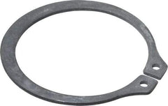 Value Collection - 1.232" Groove Diam, 1-5/16" Shaft Diam, Phosphate Spring Steel, Snap External Retaining Rings - 0.056" Groove Width, 0.05" Ring Thickness - USA Tool & Supply