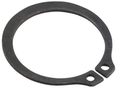 Value Collection - 0.733" Groove Diam, 25/32" Shaft Diam, Phosphate Spring Steel, Snap External Retaining Rings - 0.046" Groove Width, 0.025" Ring Thickness - USA Tool & Supply