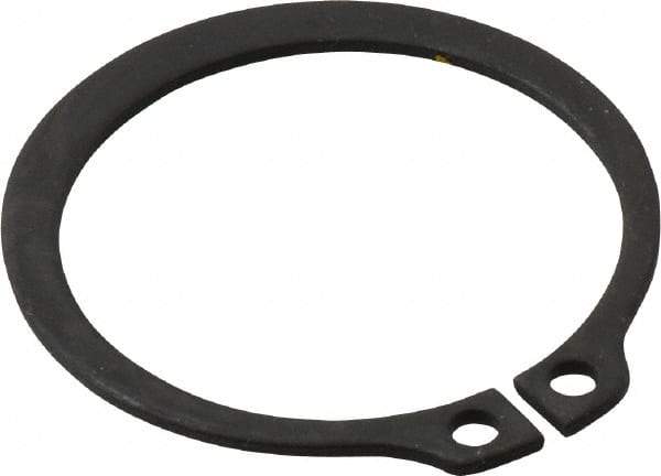 Value Collection - 1.529" Groove Diam, 1-5/8" Shaft Diam, Phosphate Spring Steel, Snap External Retaining Rings - 0.068" Groove Width, 0.062" Ring Thickness - USA Tool & Supply