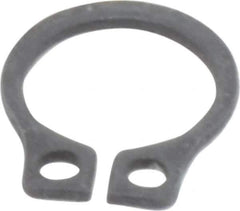 Value Collection - 0.23" Groove Diam, 1/4" Shaft Diam, Phosphate Spring Steel, Snap External Retaining Rings - 0.029" Groove Width, 0.025" Ring Thickness - USA Tool & Supply