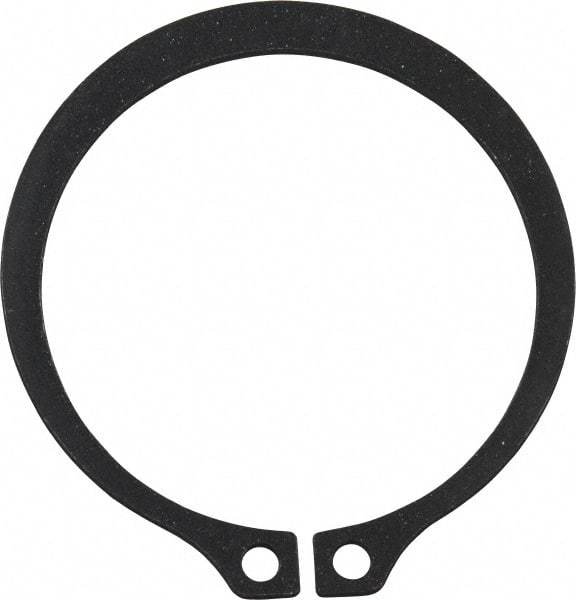 Value Collection - 1.769" Groove Diam, 1-7/8" Shaft Diam, Phosphate Spring Steel, Snap External Retaining Rings - 0.068" Groove Width, 0.062" Ring Thickness - USA Tool & Supply