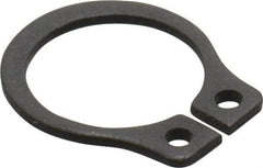 Value Collection - 0.29" Groove Diam, 5/16" Shaft Diam, Phosphate Spring Steel, Snap External Retaining Rings - 0.029" Groove Width, 0.025" Ring Thickness - USA Tool & Supply