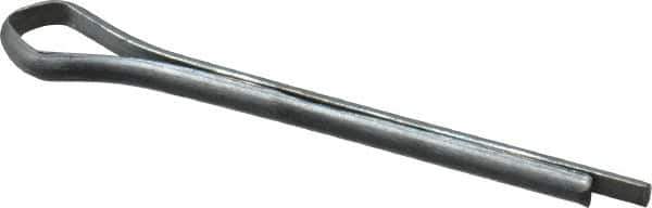 Value Collection - 1/16" Diam x 3/4" Long Extended Prong Cotter Pin - Grade 2, Zinc-Plated, Steel - USA Tool & Supply