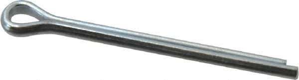 Value Collection - 1/8" Diam x 1-1/2" Long Extended Prong Cotter Pin - Grade 2, Zinc-Plated, Steel - USA Tool & Supply