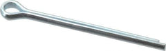 Value Collection - 5/32" Diam x 2" Long Extended Prong Cotter Pin - Grade 2, Zinc-Plated, Steel - USA Tool & Supply