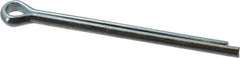 Value Collection - 3/16" Diam x 2-1/2" Long Extended Prong Cotter Pin - Grade 2, Zinc-Plated, Steel - USA Tool & Supply