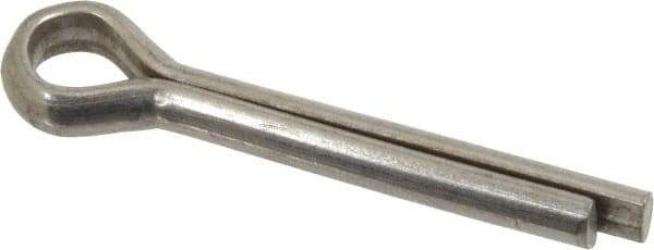 Value Collection - 1/4" Diam x 1-1/2" Long Extended Prong Cotter Pin - Grade 2, Zinc-Plated, Steel - USA Tool & Supply