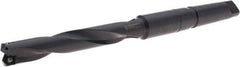 Allied Machine and Engineering - Series 2, 1 to 1-3/8" Diam, 4MT Taper Shank, Helical Flute Spade Drill - 6-1/2" Max Depth, 9-3/4" Body Length, 14-5/32" OAL, Extended Length, Through Coolant - USA Tool & Supply