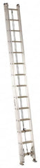 Louisville - 28' High, Type IA Rating, Aluminum Industrial Extension Ladder - USA Tool & Supply