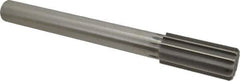 Made in USA - 1-9/16" High Speed Steel 12 Flute Chucking Reamer - Straight Flute, 1-1/4" Straight Shank, 3-1/2" Flute Length, 13" OAL - USA Tool & Supply