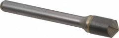 Hertel - 3/8" Head Diam, 1/4" Shank Diam, 4 Flute 120° Solid Carbide Countersink - USA Tool & Supply