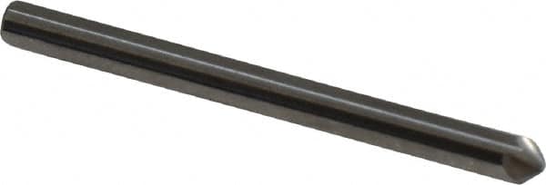 Hertel - 1/8" Head Diam, 1/8" Shank Diam, 4 Flute 90° Solid Carbide Countersink - USA Tool & Supply