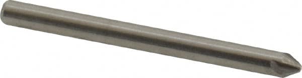 Hertel - 1/8" Head Diam, 1/8" Shank Diam, 4 Flute 60° Solid Carbide Countersink - USA Tool & Supply