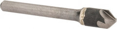 Hertel - 3/8" Head Diam, 1/4" Shank Diam, 4 Flute 90° Solid Carbide Countersink - USA Tool & Supply