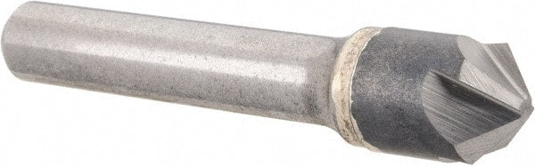 Hertel - 1/2" Head Diam, 3/8" Shank Diam, 4 Flute 100° Solid Carbide Countersink - USA Tool & Supply